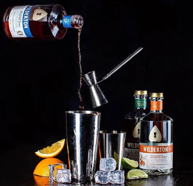 A craft cocktail at the bar