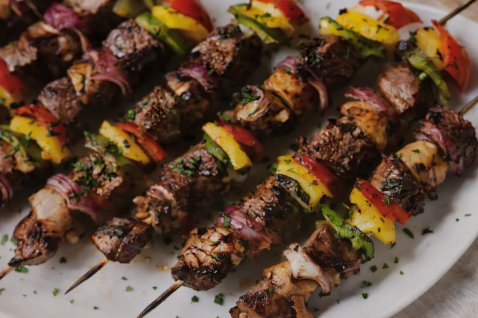 Grilled Ribeye Kebab